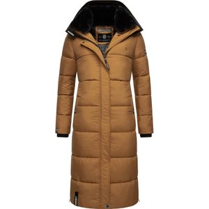MARIKOO Wintermantel  camel / zwart