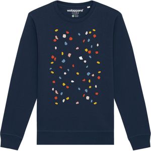 Watapparel Sweatshirt 'This is Art'  navy / gemengde kleuren