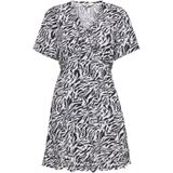 Onljennie - Korte Jurk - V-Hals - Korte Mouwen - Regular Fit