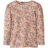 Top - Slim Fit - Lange Mouwen - Ribgebreid - All-over Print