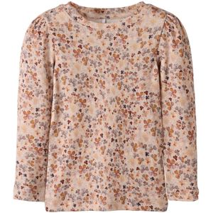 Top - Slim Fit - Lange Mouwen - Ribgebreid - All-over Print