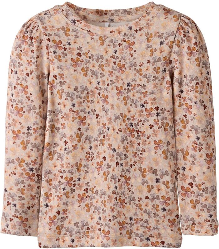 Top - Slim Fit - Lange Mouwen - Ribgebreid - All-over Print