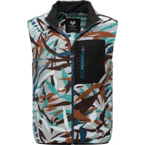 Ragwear Bodywarmer  turquoise / bruin / lichtgrijs / zwart