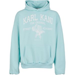 Karl Kani Sweatshirt 'Street Academy'  aqua / wit