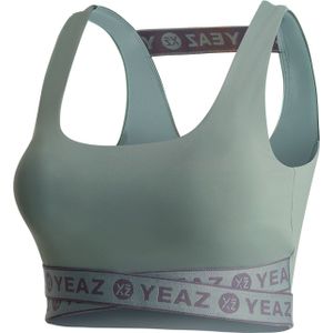YEAZ Sporttop 'REVOLUTE'  grijs / jade groen