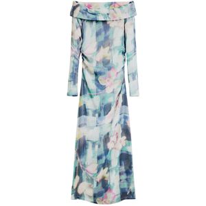 Lange Jurk - Multicolor - Cocktailjurken