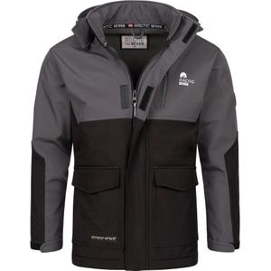Arctic Seven Functionele jas  donkergrijs / zwart / wit