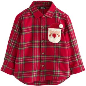 Next Overhemd  groen / rood / wijnrood / wit