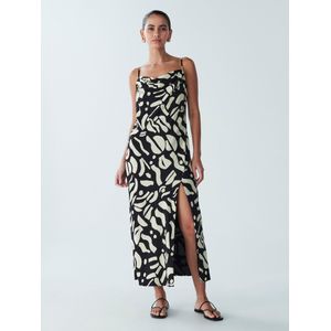 St MRLO Jurk 'YORK'  crème / zwart