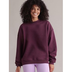 Hey Honey Sweatshirt 'Rise and Shine'  lila / pruim