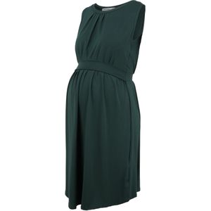 Bebefield - Jurk - Donkergroen - Flare - Mouwloos - Knielengte