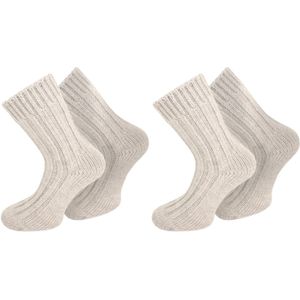 normani - Huissokken - Wolwit - 2 Pack