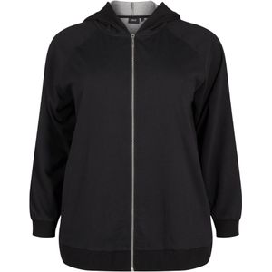 Zizzi Sweatvest 'Mcharline'  zwart