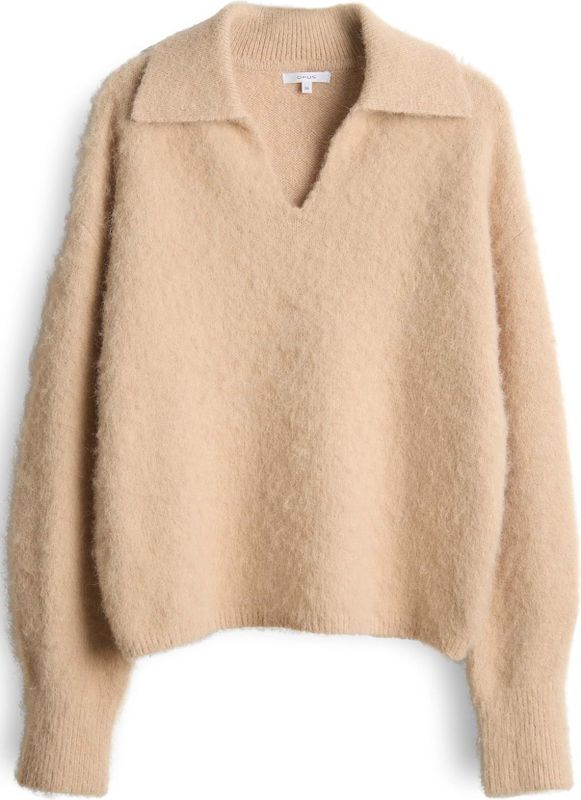 Loose fit gebreide pullover met wol, model 'Pelsie'