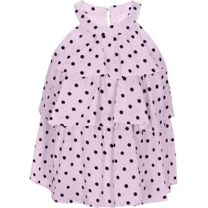 faina Blouse 'Fashion Look'  pastellila / zwart