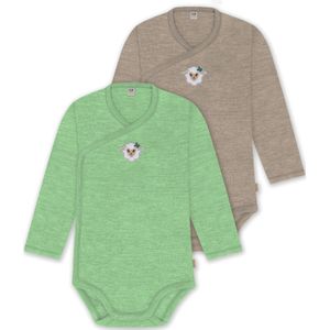 normani Rompertje/body  bruin / groen / wit