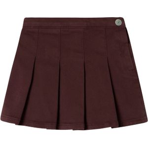 Geplooid Rok - Twill - Met Drukknopen - Verstelbare Taille