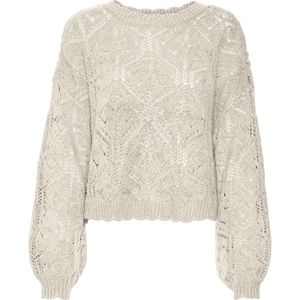Vmfiola - Gebreide Pullover - O-hals - Lange Mouwen - Ballonmouwen