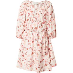 Neo Noir Jurk 'Kiki'  crème / abrikoos / rosa / roestrood