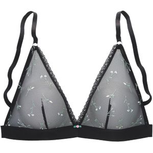 LASCANA BH  lichtgroen / zwart / offwhite