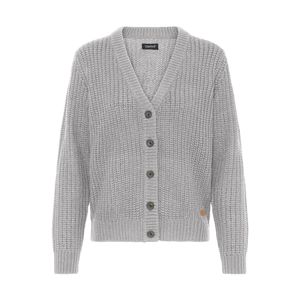 Oxmo Gebreid vest ' OXEDNA '  grijs