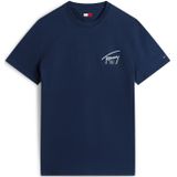 Tommy Jeans Shirt  donkerblauw / donkerrood / offwhite