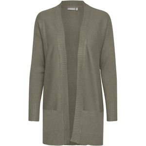 Fransa Gebreid vest  kaki