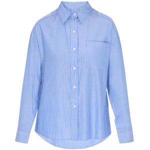 SANIKA Blouse  navy / hemelsblauw / wit