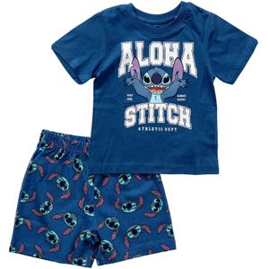 DISNEY Nachtkledij 'Stitch'  blauw / lila / wit