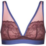 Mey BH 'Poetry'  blauw / donkerrood