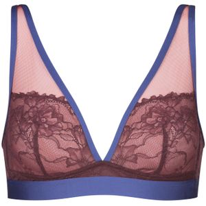 Mey BH 'Poetry'  blauw / donkerrood