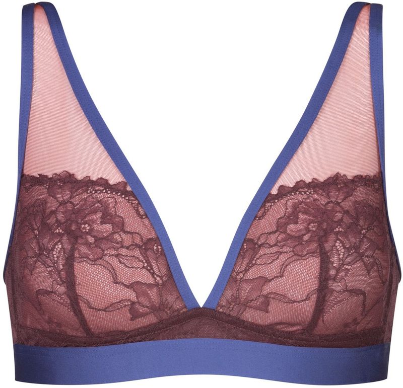 Mey BH 'Poetry'  blauw / donkerrood