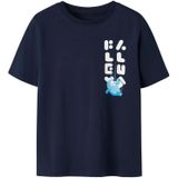 T-shirt - Regular Fit - Korte Mouwen - Jersey - Rubberen Print