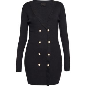 NAEMI Gebreide jurk  zwart