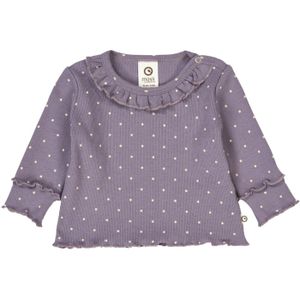 Müsli by GREEN COTTON - Shirt - Lila - Ronde Hals - Lange Mouw