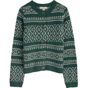 Seasalt Cornwall Gebreid vest 'Castwork'  grijs / groen