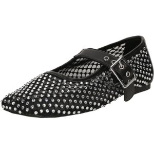 STEVE MADDEN Ballerina met riempjes 'Marcela'  zwart