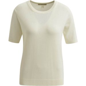 Smith&Soul - Trui - Wit - Knitwear - Halve Mouw
