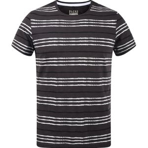 BLEND Shirt 'Valle'  grijs / wit