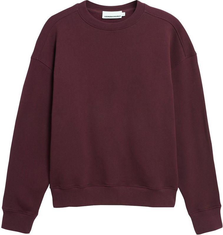 ARMEDANGELS - Sweatshirt - Bordeaux - Losse Pasvorm - Lange Mouw