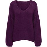 JDY Trui 'JDYDINEA'  aubergine