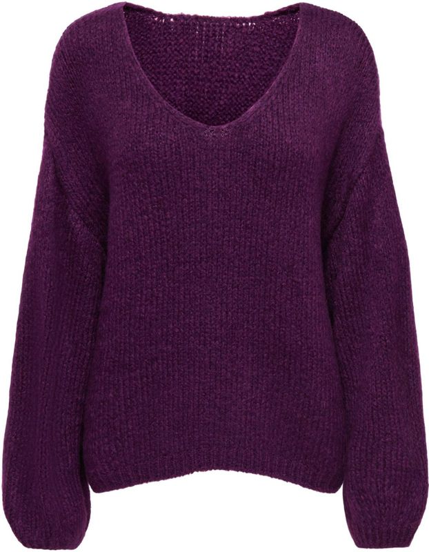 JDY Trui 'JDYDINEA'  aubergine