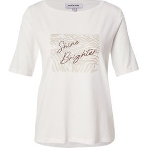 MORE & MORE Shirt  beige / bruin / offwhite