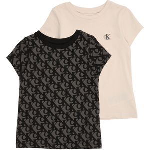 Calvin Klein Jeans Shirt  beige / donkergrijs / zwart