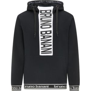 Bruno Banani Sweatshirt 'Cook'  zwart / wit