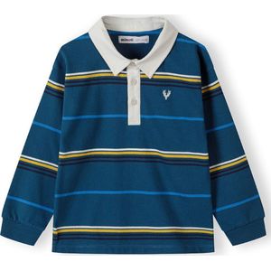 MINOTI Shirt  blauw / geel / petrol / natuurwit