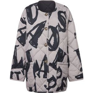 LAURASØN Tussenjas  navy / lichtgrijs