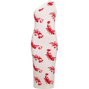 ebeeza Jurk  rood / wolwit