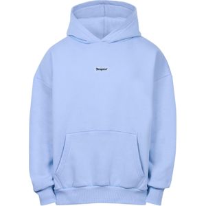 Dropsize Sweatshirt  lichtblauw / zwart