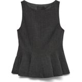 Peplum Top - Mouwloos - Regular Fit